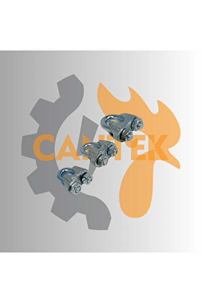 6 MM ÇELİK BAĞLANTI KLEMENSİ ALMAN MALI