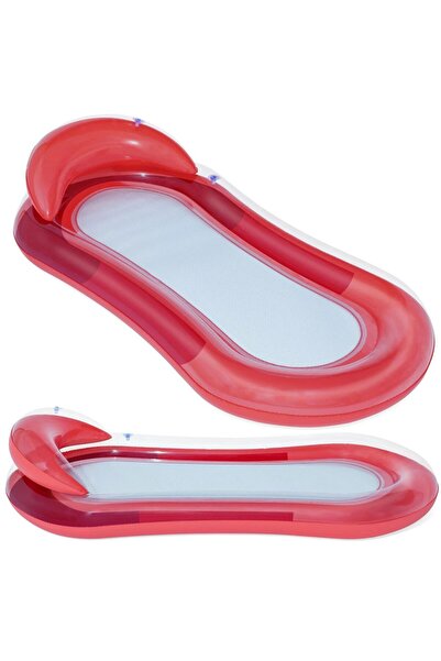 BESTWAY Saltea gonflabila Red 160x84 cm, Material PVC durabil, Spatar si coti...