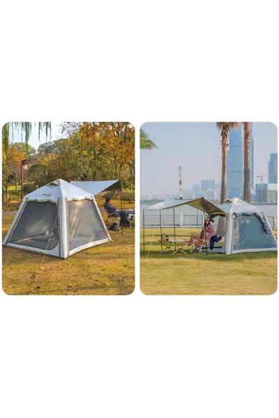 Outdoor Pro Cort gonflabil de camping Westfieldoutdoors 220x220 cm cu prelată...