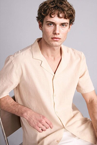 DeFacto Regular Fit Polo Collar Cotton Short Sleeve Shirt H5163Ax26Sp