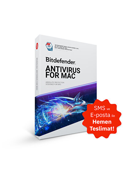 Antivirus For Mac 1 Kullanıcı 1 Yıl - Türkçe Son Sürüm Antivirüs Yazılım Lisansı