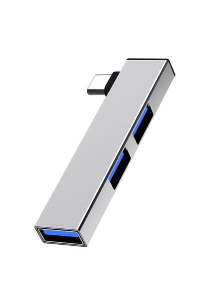 Alfais Zey 6014 Usb Type C 3.0 Hub 3 Portlu Çoklayıcı Çoğaltıcı Dönüştürücü Ç...