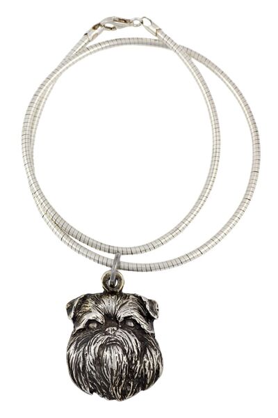 Art - Dog Griffon Bruxellois - Colier pentru câini, bijuterii unice pentru pa...