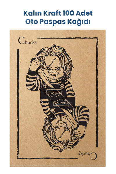 BALKAN AMBALAJ Kraft 120g Kalın Chucky Oto Paspas Kağıdı 100 Adet 35x50cm