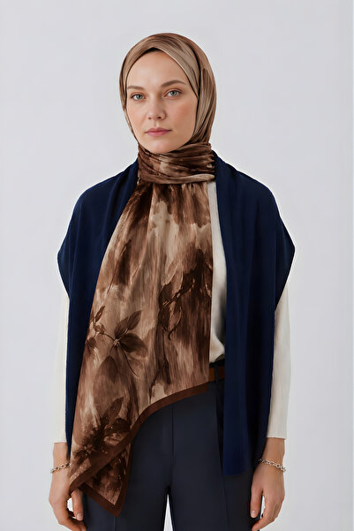BONASERA EŞARP Women's French Silk Hijab Shawl Premium