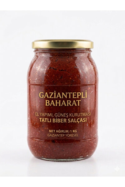 Ev Yapımı Tatlı Biber Salçası - 1000 Gram