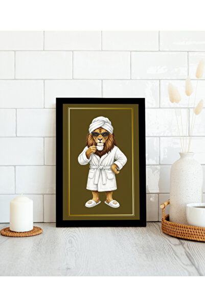 Harika bir ev ΕΙΚΟΝΑ ΤΡΑΠΕΖΑΣ ΜΠΑΝΙΟΥ ΑΠΟ MDF ΜΕ ΠΛΑΙΣΙΟ ΚΑΙ ΣΧΕΔΙΟ ΛΙΟΝΤΑΡΙ ...