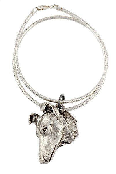Art - Dog Collie Smooth - Colier cu câine, bijuterii unice pentru iubitorii d...