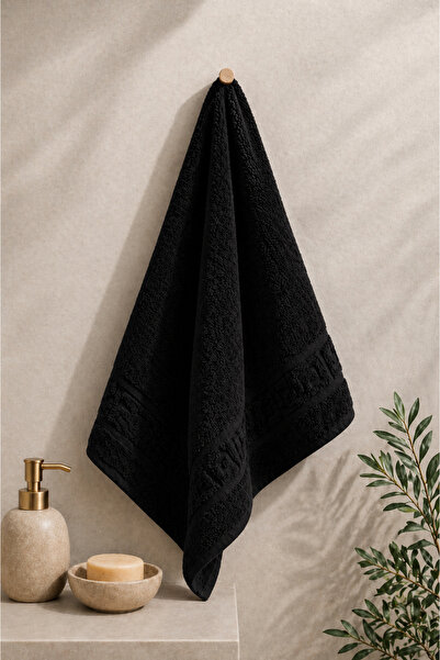 ET Collection Prosop de baie CAIAN grecesc, bumbac, alb, 70 x 130 cm, 500 g/mp