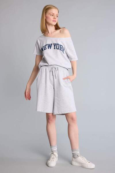 DeFacto Κανονική εφαρμογή, κανονική μέση, ίσια μπατζάκια, ύφασμα φούτερ, Βερμ...