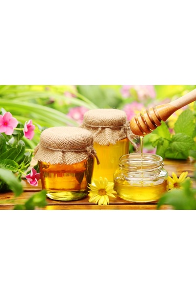 media Πίνακας σε καμβά: Βάζα με μέλι, 90 x 60 εκ.