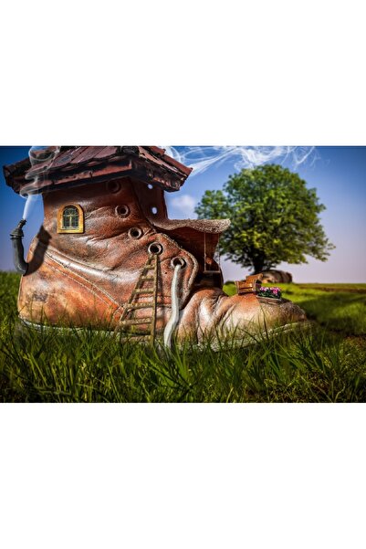 media Πίνακας σε καμβά Σπίτι με παγωτό, 105 x 70 εκ.