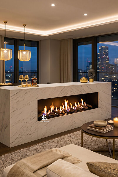 impeRiums 100 CM Bioethanol Fireplace Burner – Bacasız Bioethanol Şömine Burner