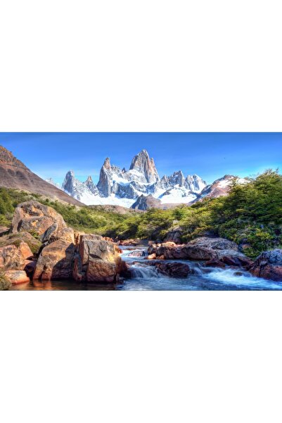 media Πίνακας σε καμβά Χιονισμένες Κορυφές, 105 x 70 εκ.