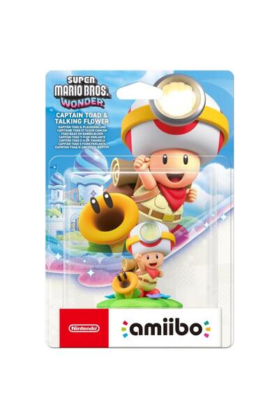 Nintendo Captain Toad & Talking Flower Super Mario Bros Wonder Serisi Amiibo