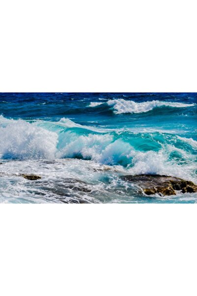 media Πίνακας σε καμβά Κύματα θάλασσας, 45 x 30 εκ.