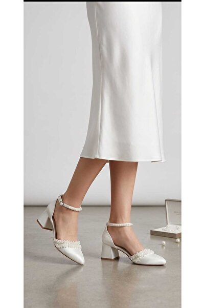 Berush Bride ΓΥΝΑΙΚΕΙΑ ΠΑΠΟΥΤΣΙΑ ΜΕ ΤΑΚΟΥΝΙ 5 ΕΚ. ΜΕ ΠΕΡΛΕΣ