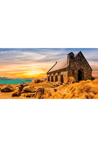 media Canvas painting Stone House, 75 x 50 cm