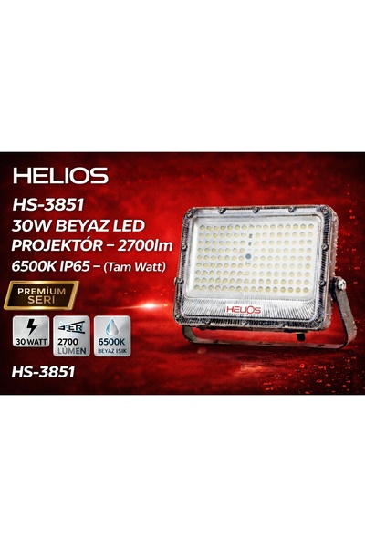 Helios Led Projektör 30w, (17cm x 14cm)