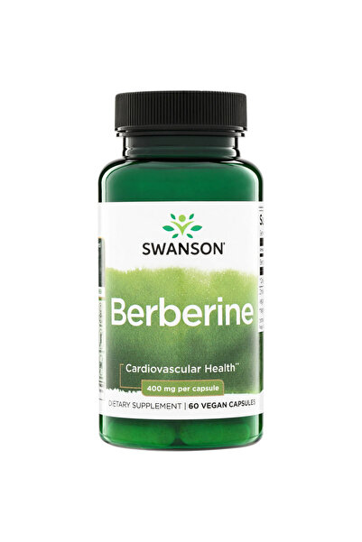 SWANSON Berberin 400 mg 60 Vegan Kapsül