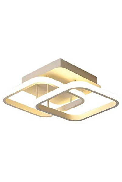 Aptel Φωτιστικό LED, 15.7W, τετράγωνο σχέδιο, ουδέτερο λευκό φως, αλουμίνιο, ...