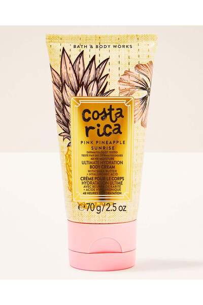 Bath & Body Works Pink Pineapple Sunrise Seyahat Boy Vücut Kremi 70 g