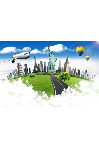 media Πίνακας σε καμβά Μνημεία - πόλεις του κόσμου, 45 x 30 εκ.