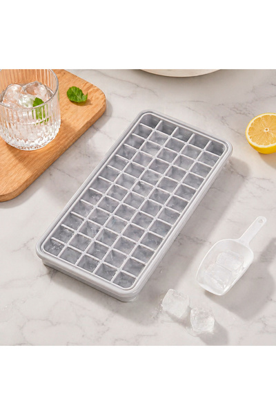 Generic Multi-Cavity Ice Cube Tray with Lid and Scoop