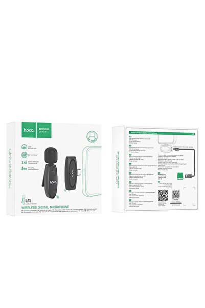 Hoco Lavalier L15, USB-C, Black