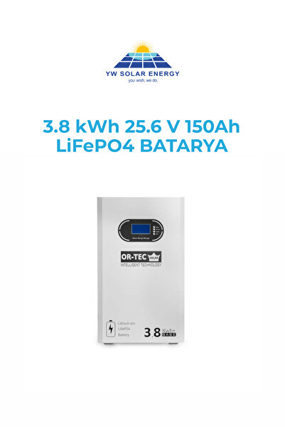 ORTEC YW SOLAR 3,8KW 25,6V LİFEPO4 LİTYUM BATARYA