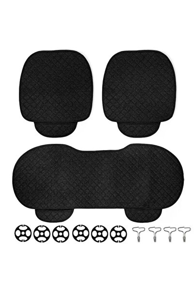 NEXTWAVE ®️   Σετ καλυμμάτων καθισμάτων αυτοκινήτου, εμπρός + πίσω, αντιολισθ...