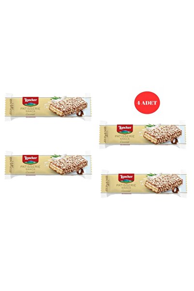 Loacker Patisserie Coconut Snacks Hindistan Cevizli Gofret 21 g (4 ADET)