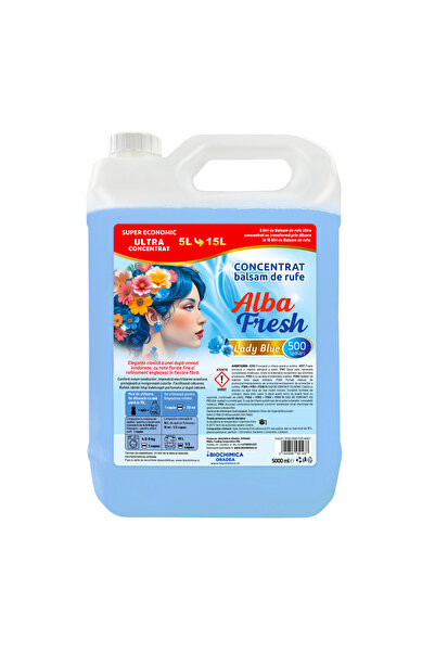 ALBA FRESH Μαλακτικό ρούχων LADY BLUE 5 λίτρα