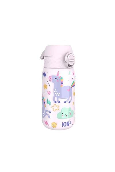 Ion8 - Paslanmaz Çelik Çocuk Suluk - Unicorn - 400 ml - Sızdırmaz