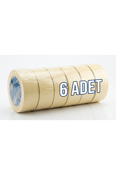 standarts KAĞIT BANT Maskeleme bandı 36mm X 30 Metre - 6 ADET