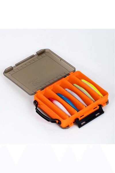 SHUFA Lure Box Çift Taraflı Kutu 130mm Turuncu