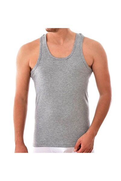 BYUSLU Men's 6-Pack Rambo Undershirts Gray Seher