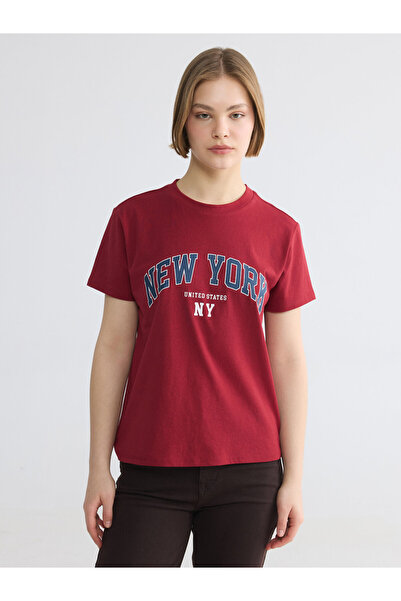 LC Waikiki Tricou de damă cu imprimeu New York
