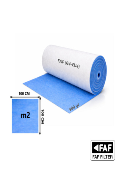 FAF FİLTRE G4-EU4 Tipi Mavi/Beyaz Elyaf Filtre 10m2
