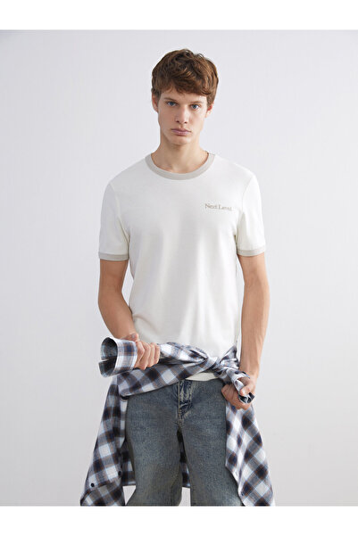 LC Waikiki Crew Neck Printed Jersey Men's T-Shirt