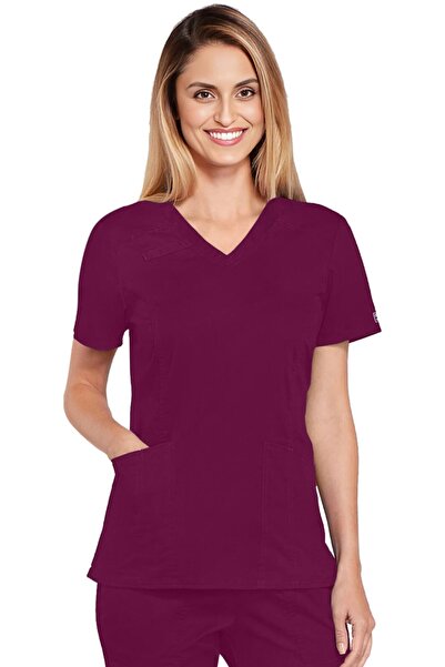 Cherokee Core Stretch Γυναικεία Ιατρική Μπλούζα Cherokee Κόκκινο XL