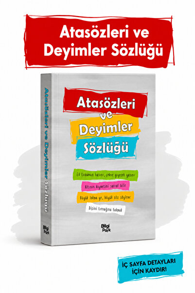 Parodi Yayınları Atasözleri ve Deyimler Sözlüğü | Açıklamalı ve Örnek Cümleli...