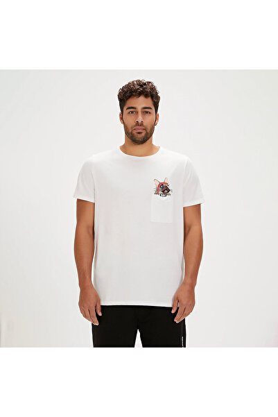 Bad Bear Gotcha Men's White T-Shirt