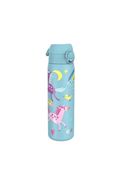 Ion8 - Paslanmaz Çelik İnce Suluk - Mavi Unicorn - 600 ml - Sızdırmaz