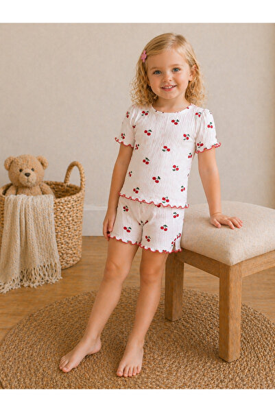 eymwes Baby Girl Summer Shorts T-Shirt Set 4 Years Old