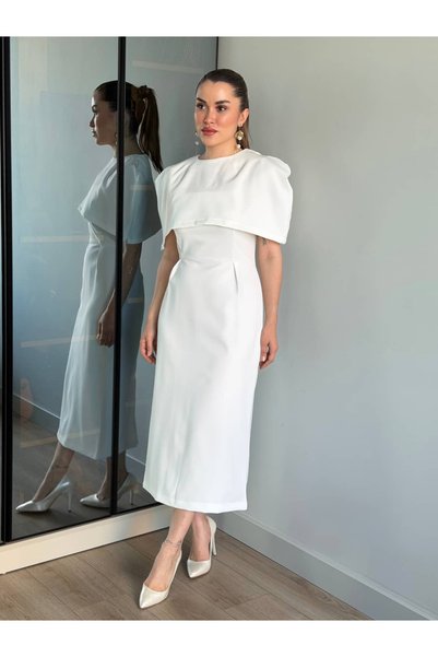 ROUPAS COLLECTİON Pelerin Elbise