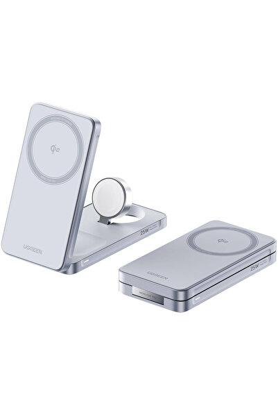 Ugreen Stație de încărcare wireless W757 (65901) - MagSafe, Încărcare rapidă,...