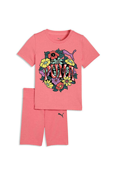 Puma Mid90S Graphic Tee And Short Leggings Set Ps