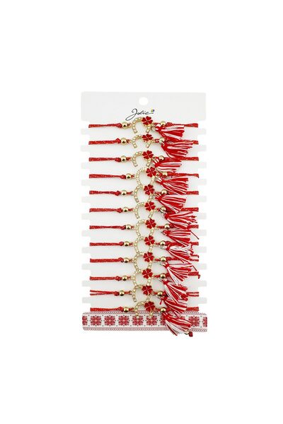 OEM Martisor traditional Bratara ornamentala cu Ciucure pentru doamne, Design...