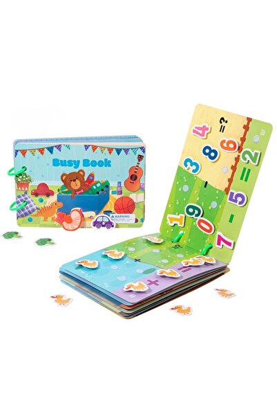 Leski Educational Book with Reusable Stickers, Leski, Cognitive Busy Book, "L...